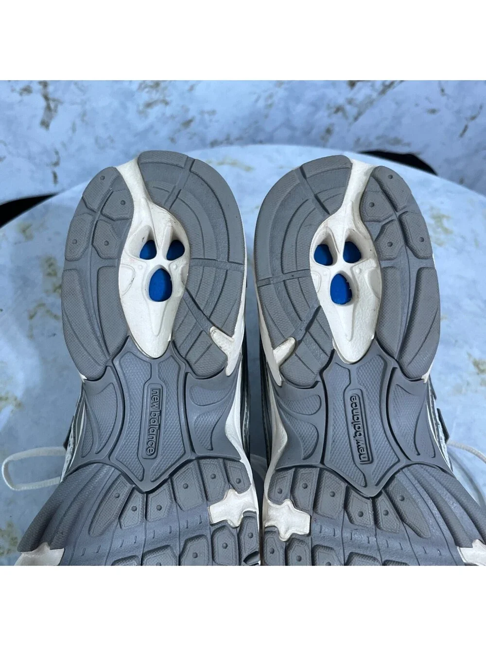 New Balance 740 Men's Size 8 Running Shoes White Gray Athletic Trainer Sneakers